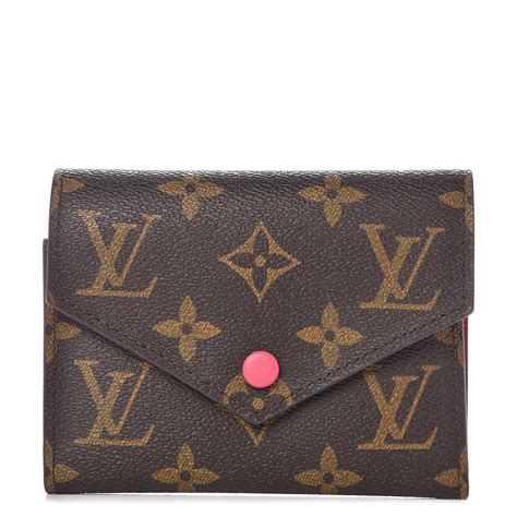 louis vuitton wallet with pink inside